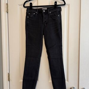 Free People Dark Gray Denim skinny jeans